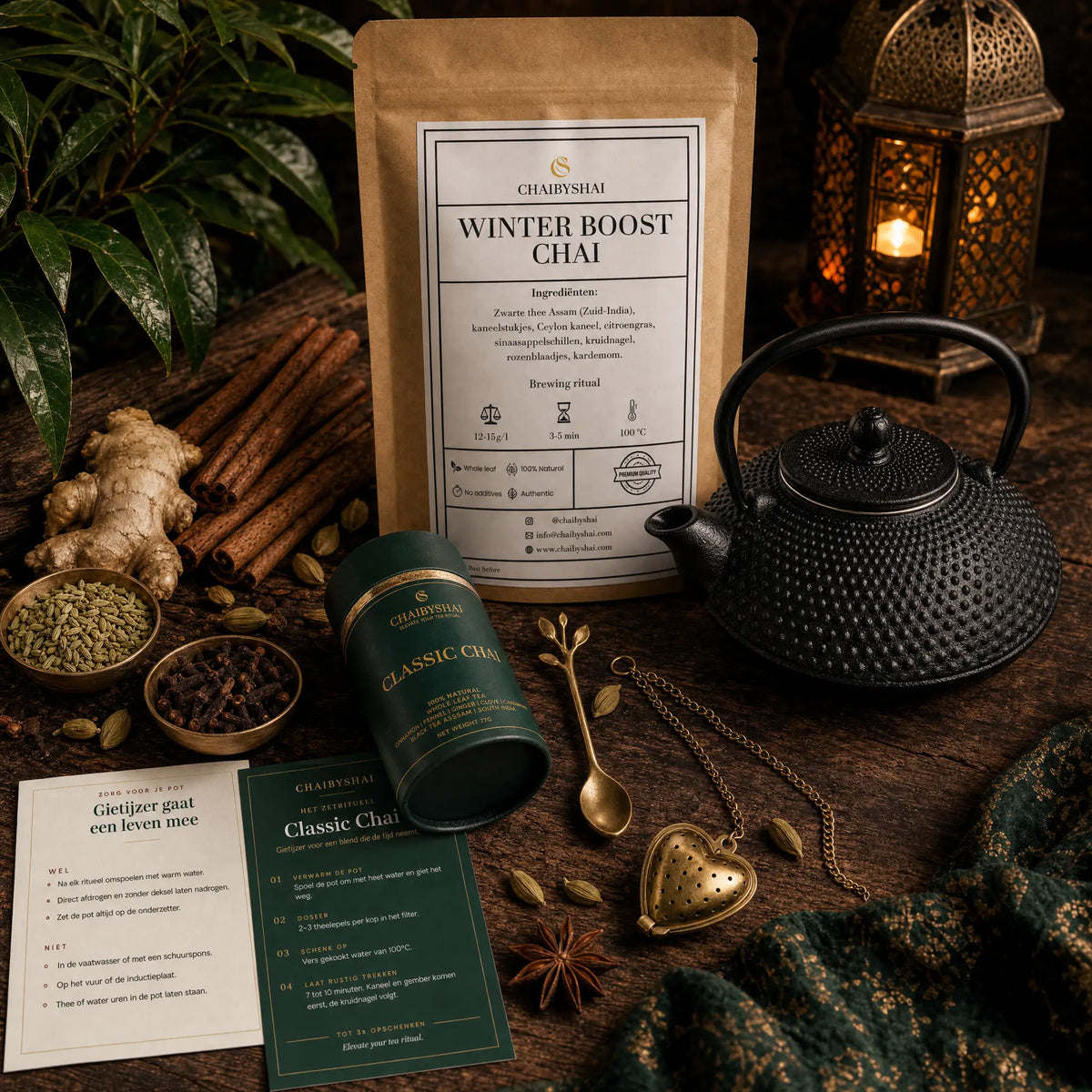 Cadeauset The Chai Ritual Box