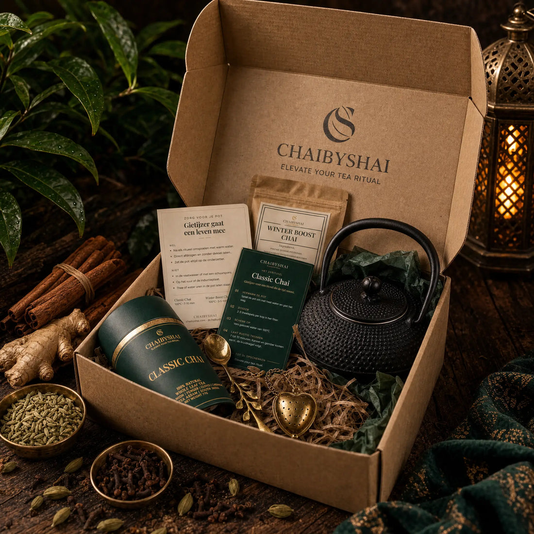 Cadeauset The Chai Ritual Box